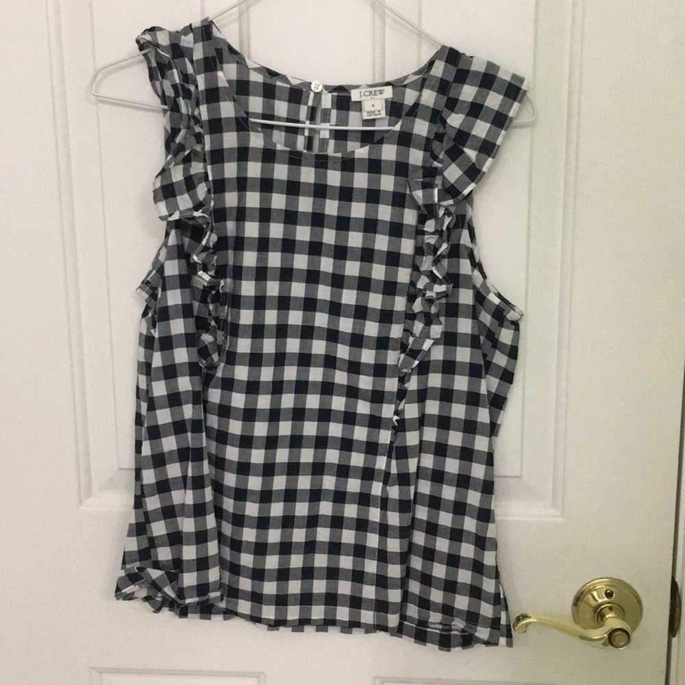 Navy & white checkered shirt (never worn)